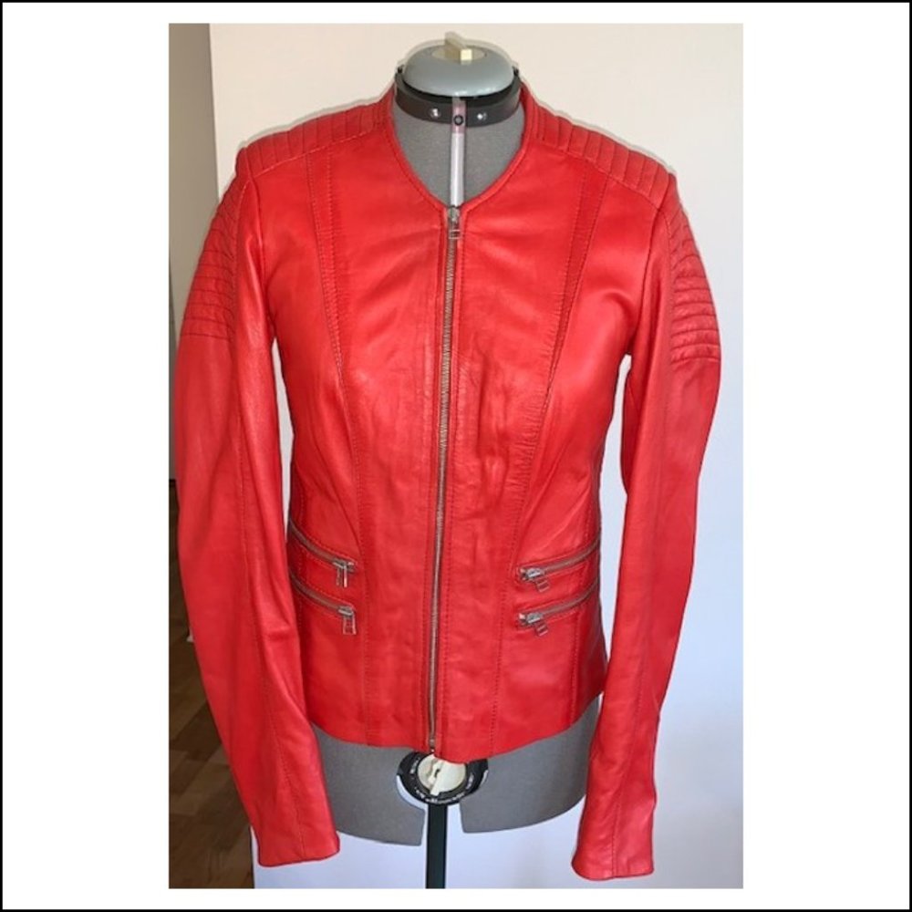 Danier Leather - Coral Leather Jacket